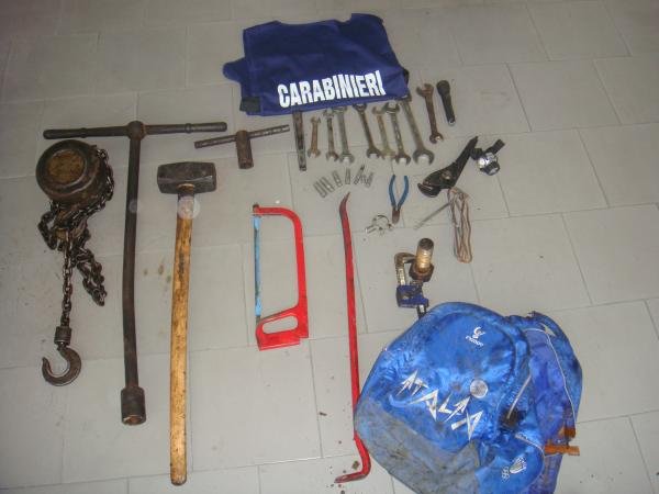 Terni, furto di rame alla centrale di “Penna Rossa” – Carabinieri fermano banda di Roma