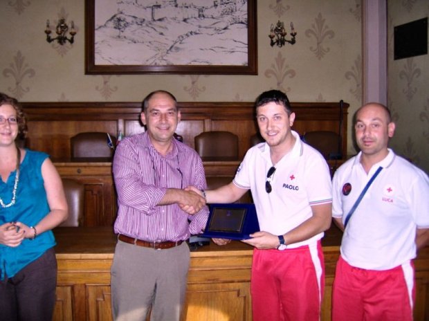 Riconoscimento per il Gruppo della Croce Rossa di Marsciano