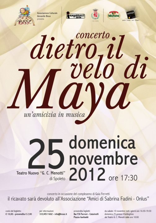 “Dietro il velo di Maya”, l'associazione Bisse ricorda Gaia Ferretti: amica e artista senza eguali