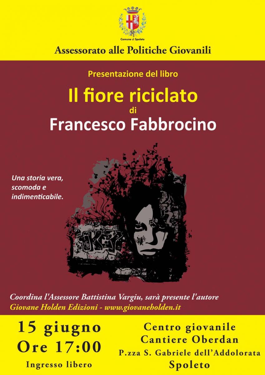 Al Cantiere Oberdan la presentazione del libro “Il fiore riciclato”, di Francesco Fabbrocino