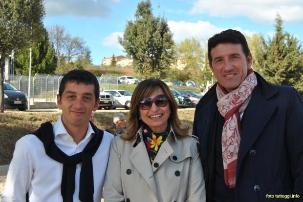 Inaugurato il rinnovato Centro Sportivo di Montefalco con Giovanni Galli e l'On. Antonio Tajani