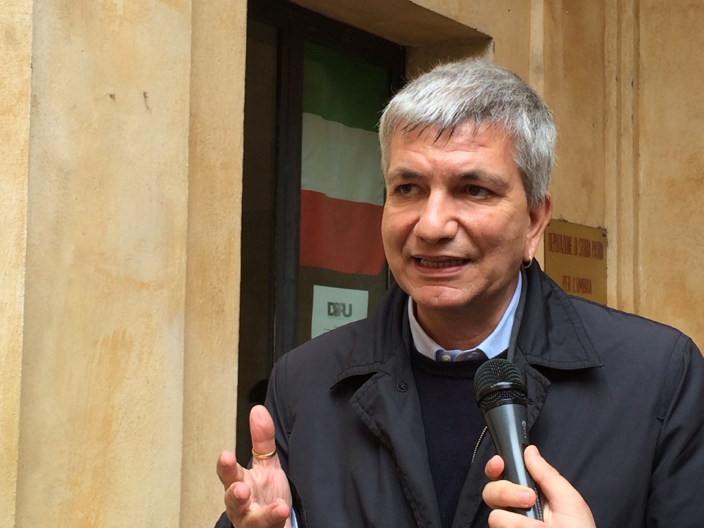 Vendola a Perugia da Steve McCurry / Tempo di europee