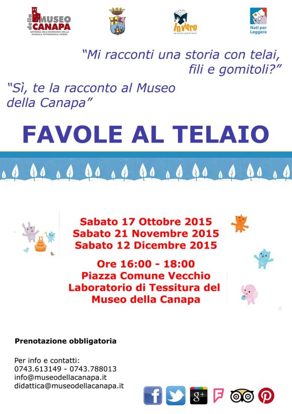 Sant’Anatolia di Narco, al via l’iniziativa “Favole al Telaio”