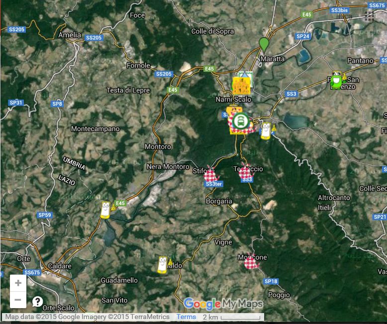 Google Maps per “Narni Verso Rifiuti Zero”