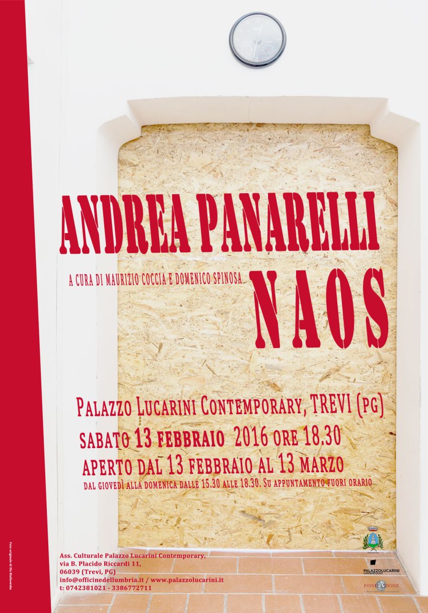 Trevi, a Palazzo Lucarini Contemporary “Naos” di Andrea Panarelli