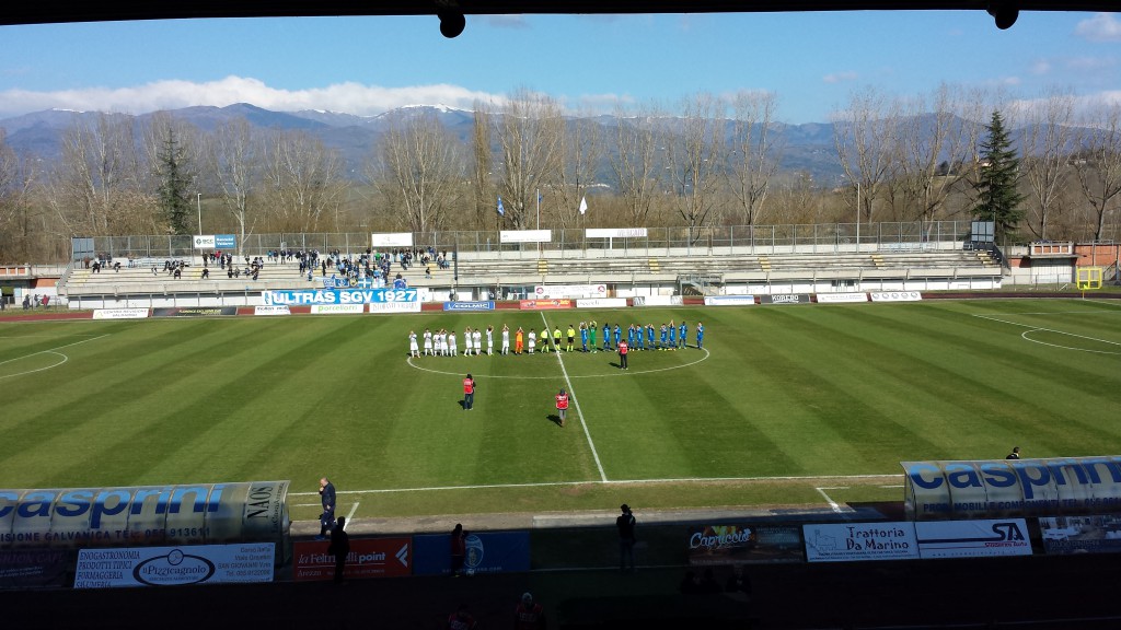 Orgoglio Città di Foligno, con la Sangiovannese “rocambolesco” 3-3
