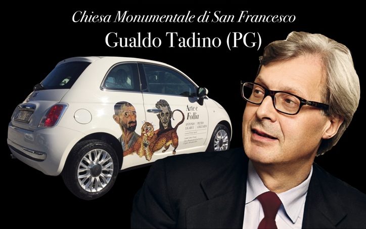 Mostra ‘Arte e Follia’, visita “guidata” per Vittorio Sgarbi