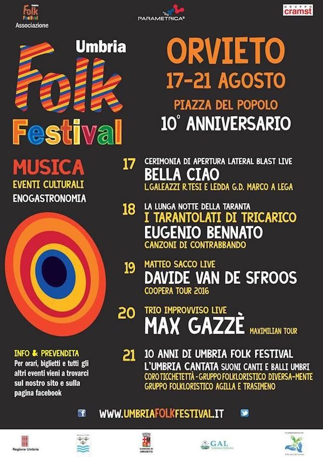 Max Gazzè in concerto a Orvieto per l’Umbria Folk Festival