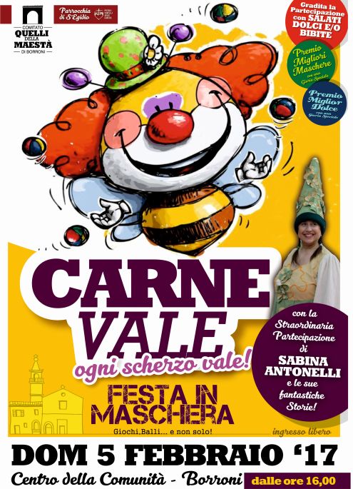 Foligno, a Borroni “Carnevale ogni scherzo vale”