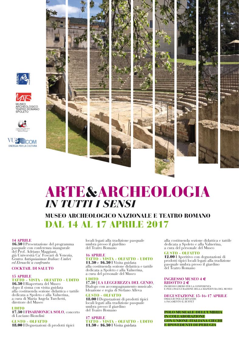 Museo Archeologico Spoleto, l’attore Giulio Berruti testimonial degli eventi pasquali