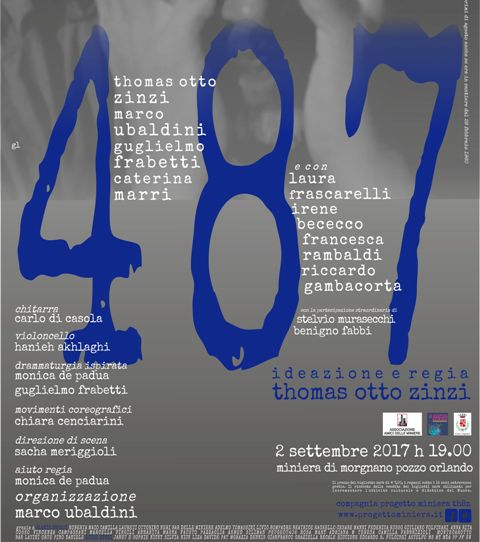 All’ex Miniera di Morgnano sabato lo spettacolo ‘487’