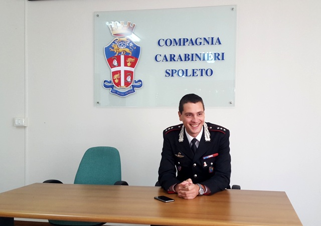 Spoleto, capitano Belilli saluta “Arma vicina a cittadini e istituzioni”