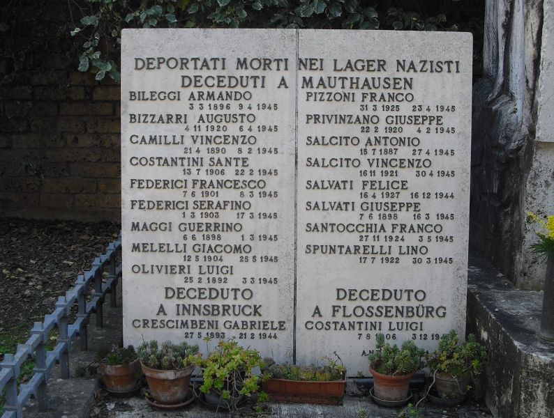 Foligno, sabato la commemorazione dei deportati