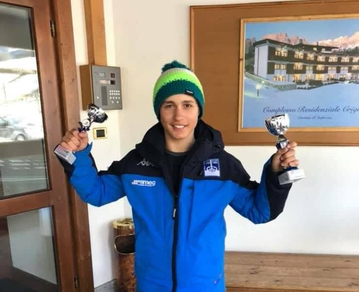 Il tifernate Giacomo Meozzi ai campionati italiani di Sci alpino