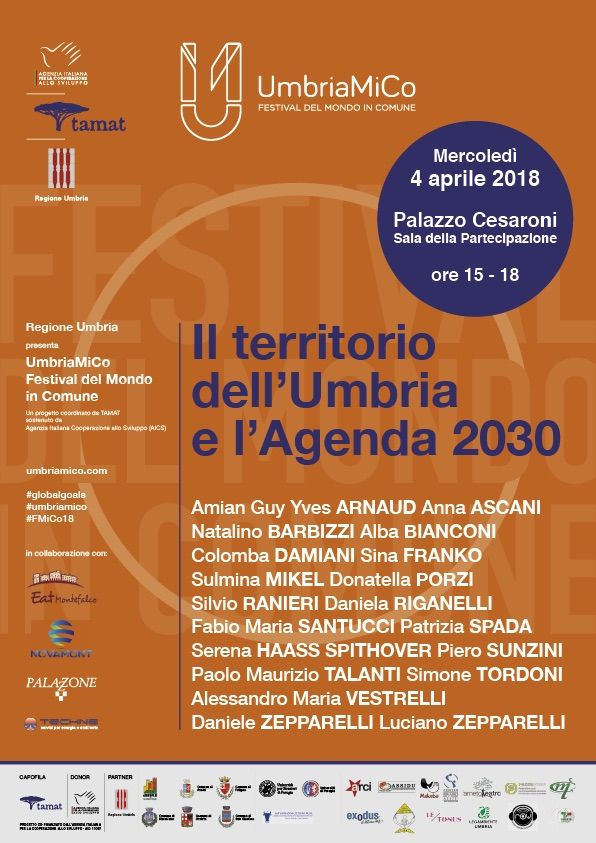 UmbriaMiCo, l’Agenda ONU 2030 per gli Obiettivi di Sviluppo Sostenibile