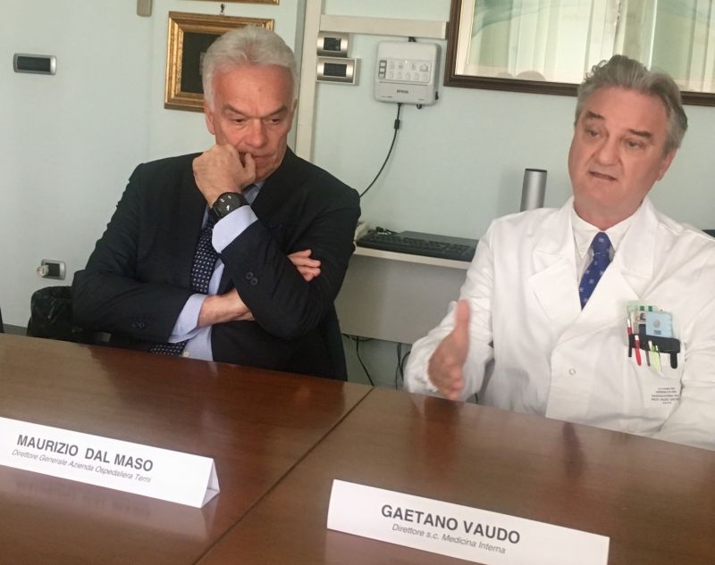 Ospedale di Terni, il prof. Vaudo primario di Medicina Interna