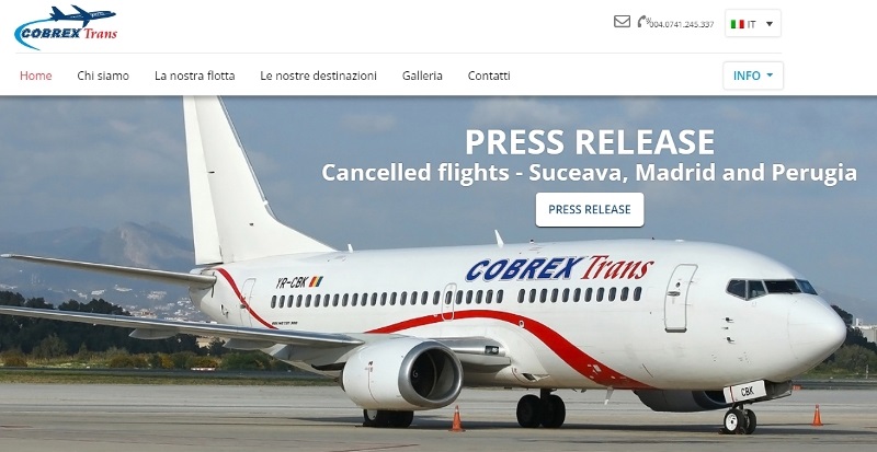 Aeroporto Perugia, clamoroso Cobrex Trans annulla voli su Bucarest e Barcellona | La “maledizione” degli annunci