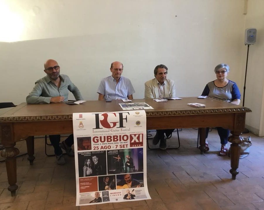 La chitarra protagonista a Gubbio, presentato XI “International Guitar Festival”