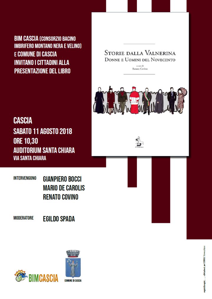 “Storie dalla Valnerina. Donne e Uomini del Novecento”, in un libro del Consorzio BIM