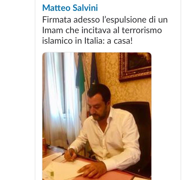 Espulso un altro imam di Ponte Felcino