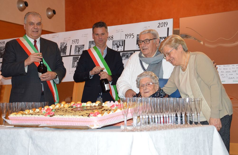 Nocera Umbra, festeggiata la centenaria Luigia Maggiolini