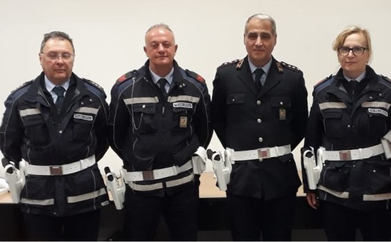 Orvieto, ora gli agenti della polizia locale hanno le pistole 