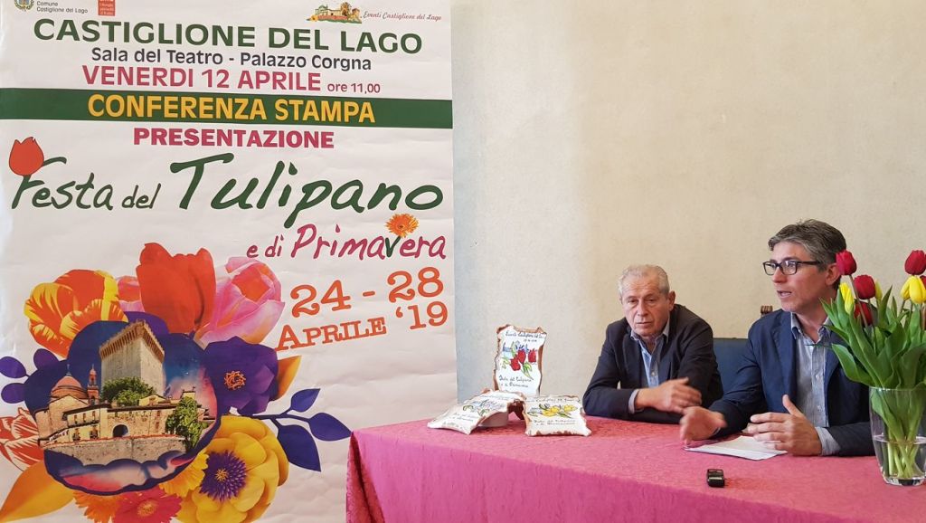 Presentata oggi la “Festa del Tulipano” di Castiglione del Lago, dal 24 al 28 aprile