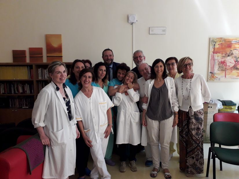 Hospice Perugia, incontro del personale con il il Commissario Lavazza
