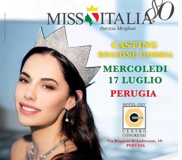 Miss Italia 2019, al via il casting per l’Umbria: come partecipare