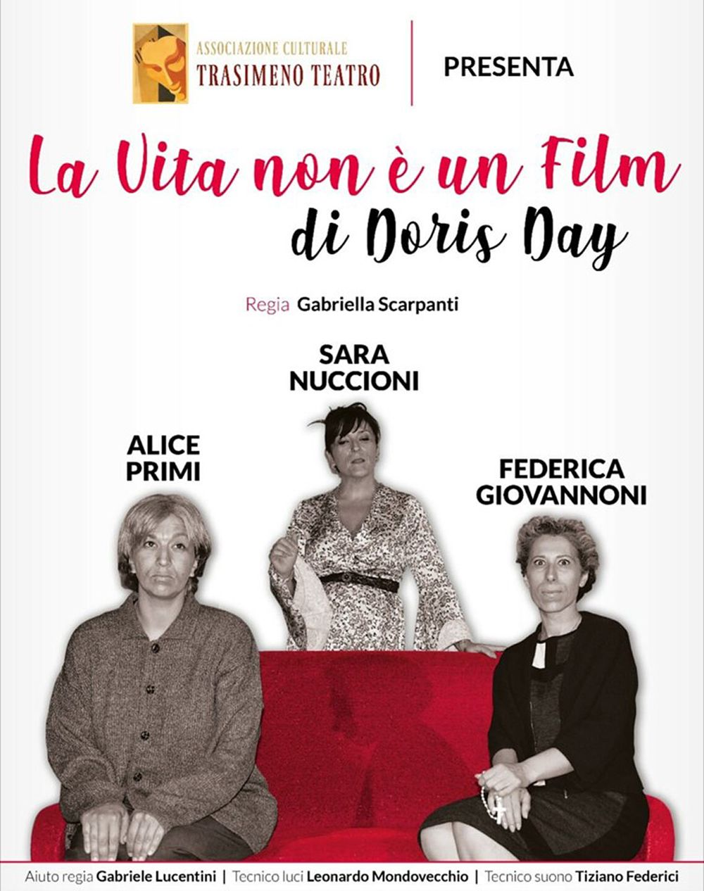 Trasimeno Teatro presenta la commedia “La vita non è un film di Doris Day”