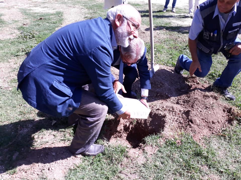 Posata la prima pietra della nuova scuola di Borgo Trevi