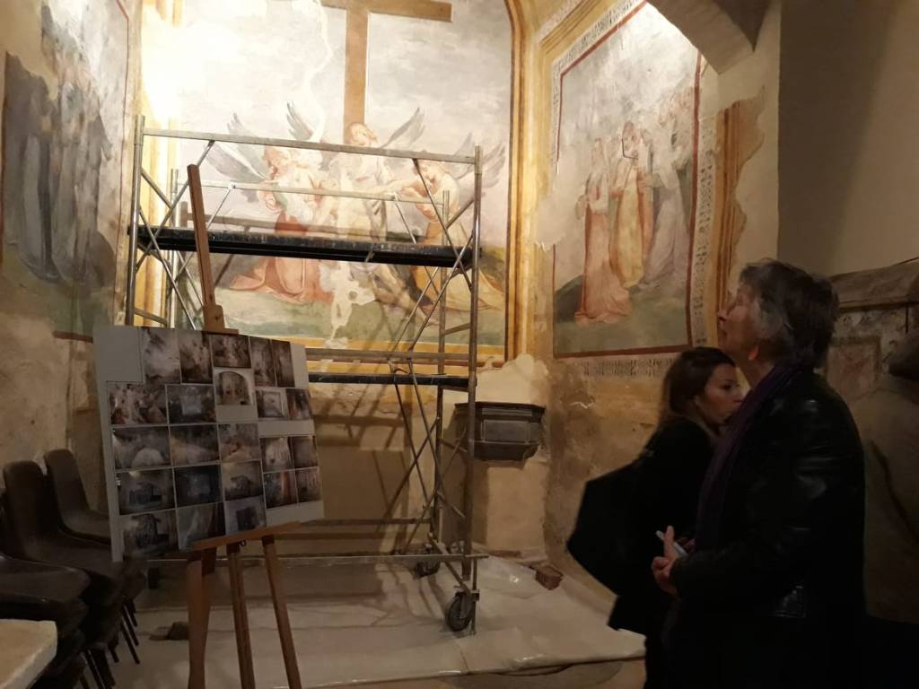 Al Castello di Mongiovino Vecchio terminato il primo ciclo di restauri nella Chiesa di S. Maria Assunta