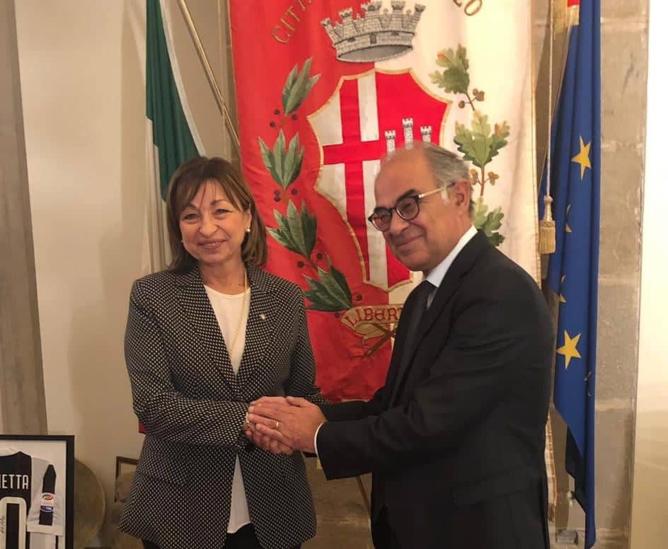 Sindaco Bacchetta ha ricevuto la presidente della Regione Umbria Donatella Tesei