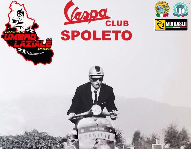 Spoleto prima tappa  della Gimkana Vespistica