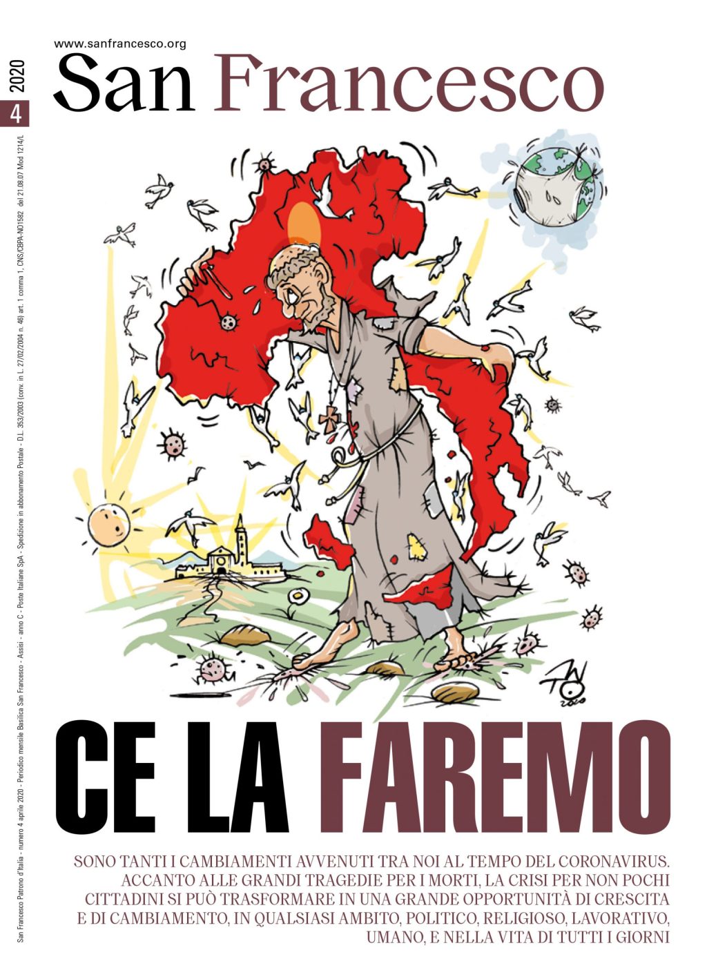 Editoria, rivista San Francesco: La Pasqua ai tempi del coronavirus
