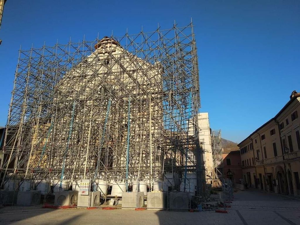 verso la ricostruzione della basilica di san benedetto