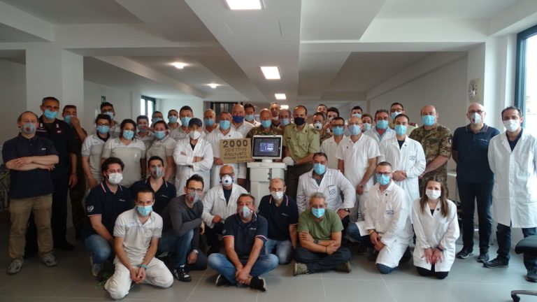 Missione compiuta contro Coronavirus, 3 tecnici spoletini tornano a casa