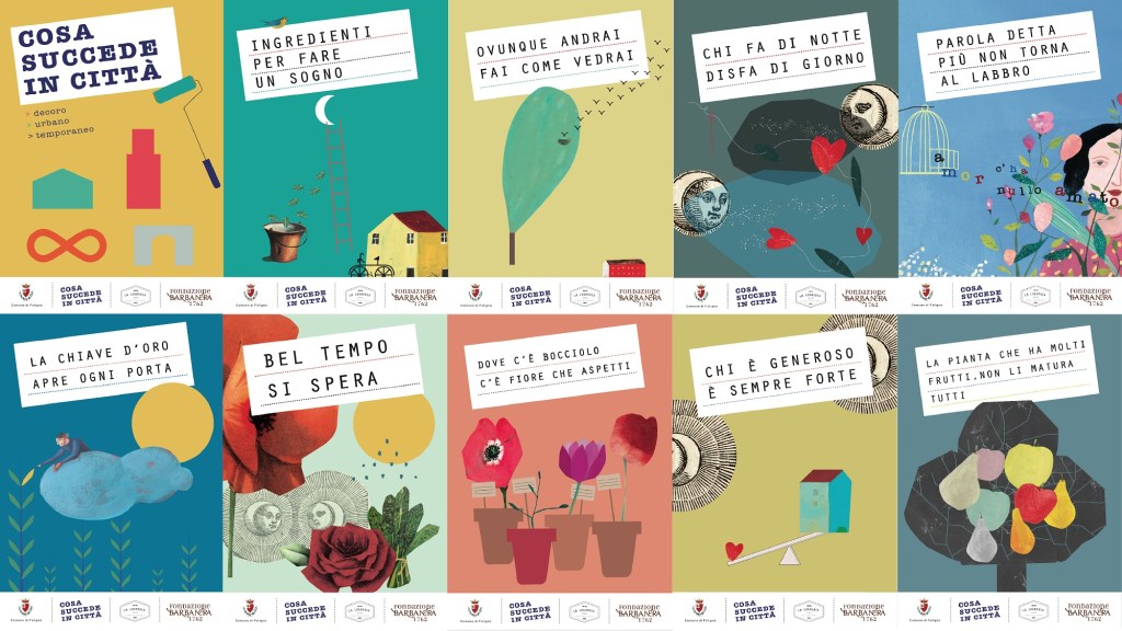“Cosa succede in città”: totem informativi con i proverbi di Barbanera