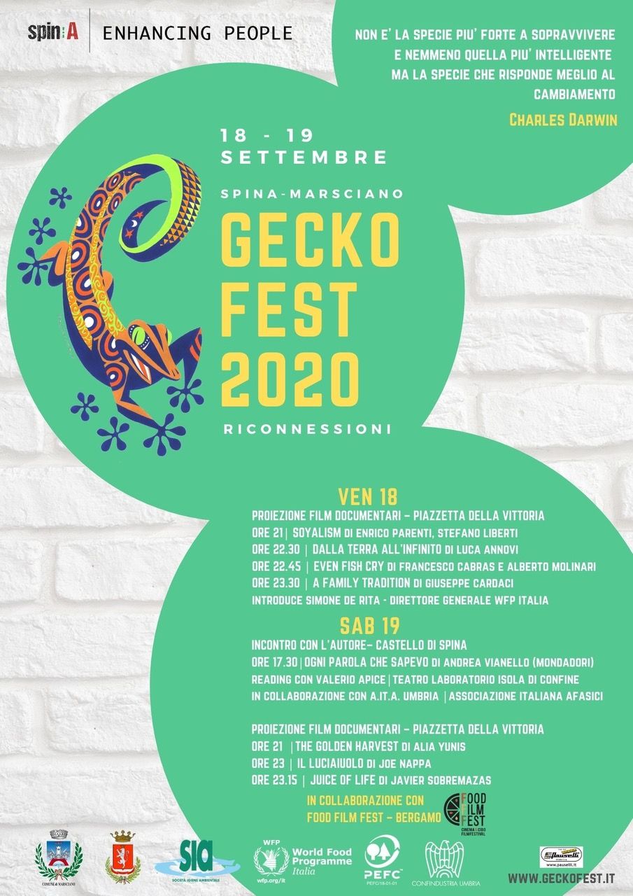 Storie di scosse, di tenacia, di futuro | Ecco il 2020 di GeckoFest