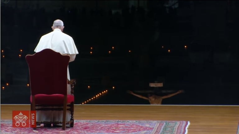 la via crucis col papa del 2020