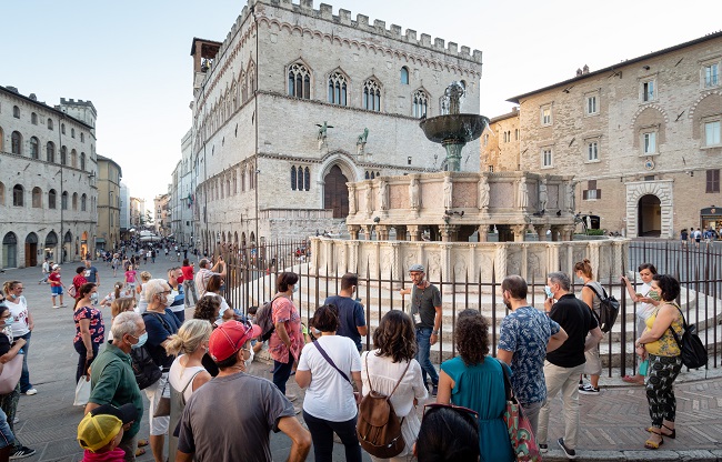 Record di presenze e arrivi di turisti in Umbria, superato il dato storico di luglio