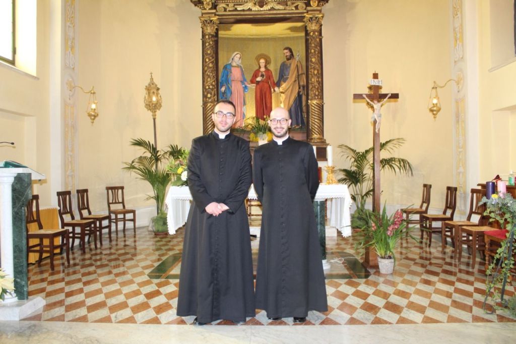 i due giovani che saranno ordinati preti