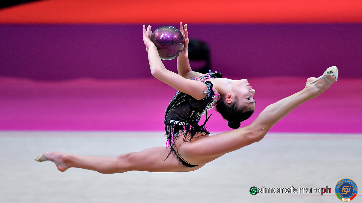 Ginnastica ritmica, finale all-around: Milena Baldassarri