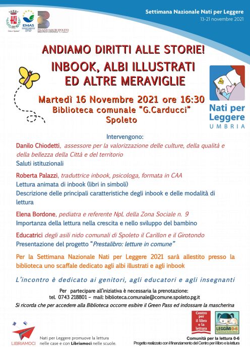 Nati per leggere, incontro alla Biblioteca “Carducci” il 16 novembre