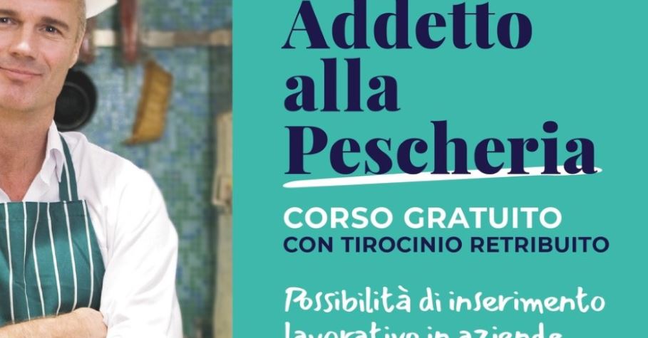 Addetto alla pescheria, corso gratuito con tirocinio retribuito: come iscriversi