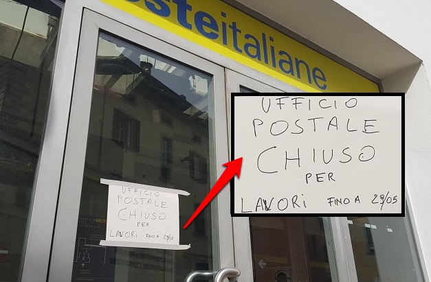 Caos Poste, sede via Gramsci chiude 7 giorni ma ufficio via Togliatti resta aperto a singhiozzo