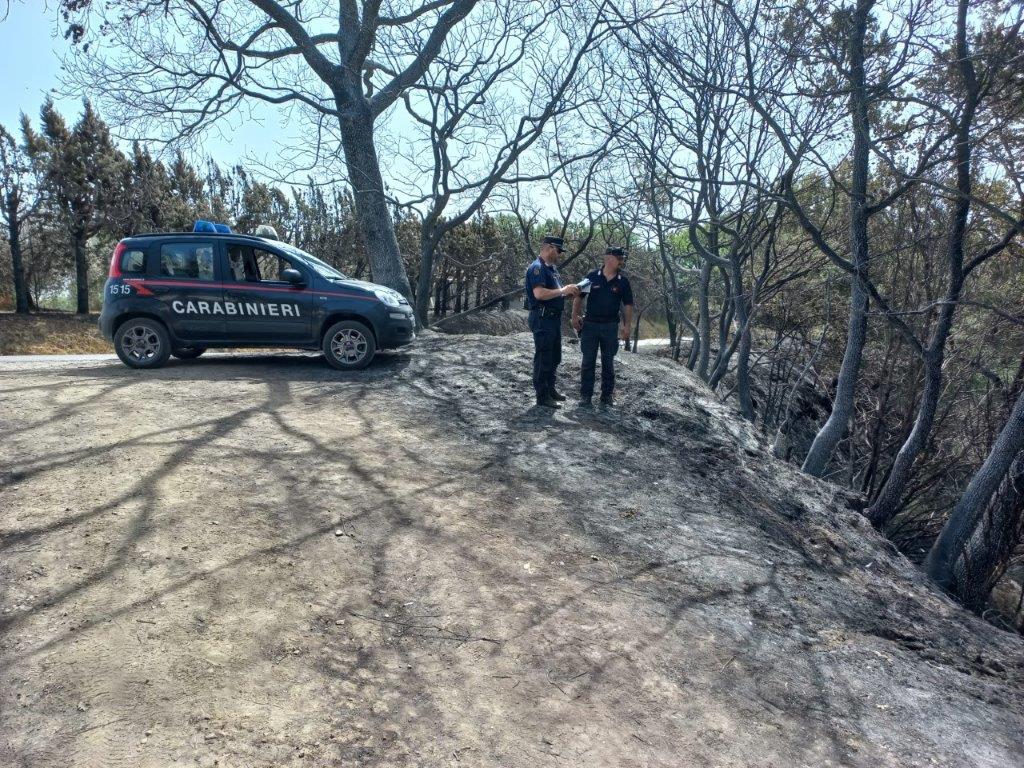 Incendio Narni, denunciato il responsabile: colpa della mietitrebbia. Allarme roghi
