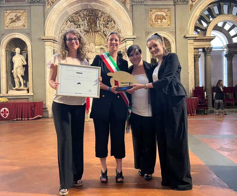 Bandiera blu “Plastic Free” assegnata al Comune di Castiglione del Lago