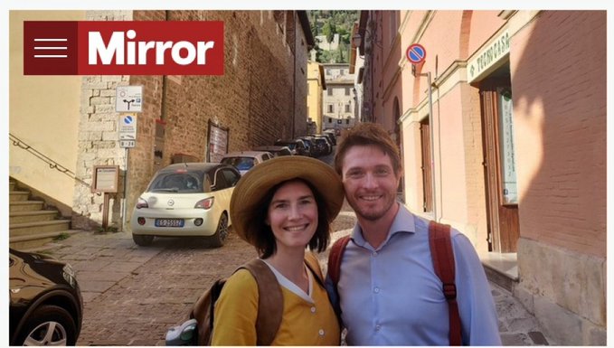 Amanda Knox e Raffaele Sollecito in visita a Gubbio | La gita saltò per l'omicidio di Meredith
