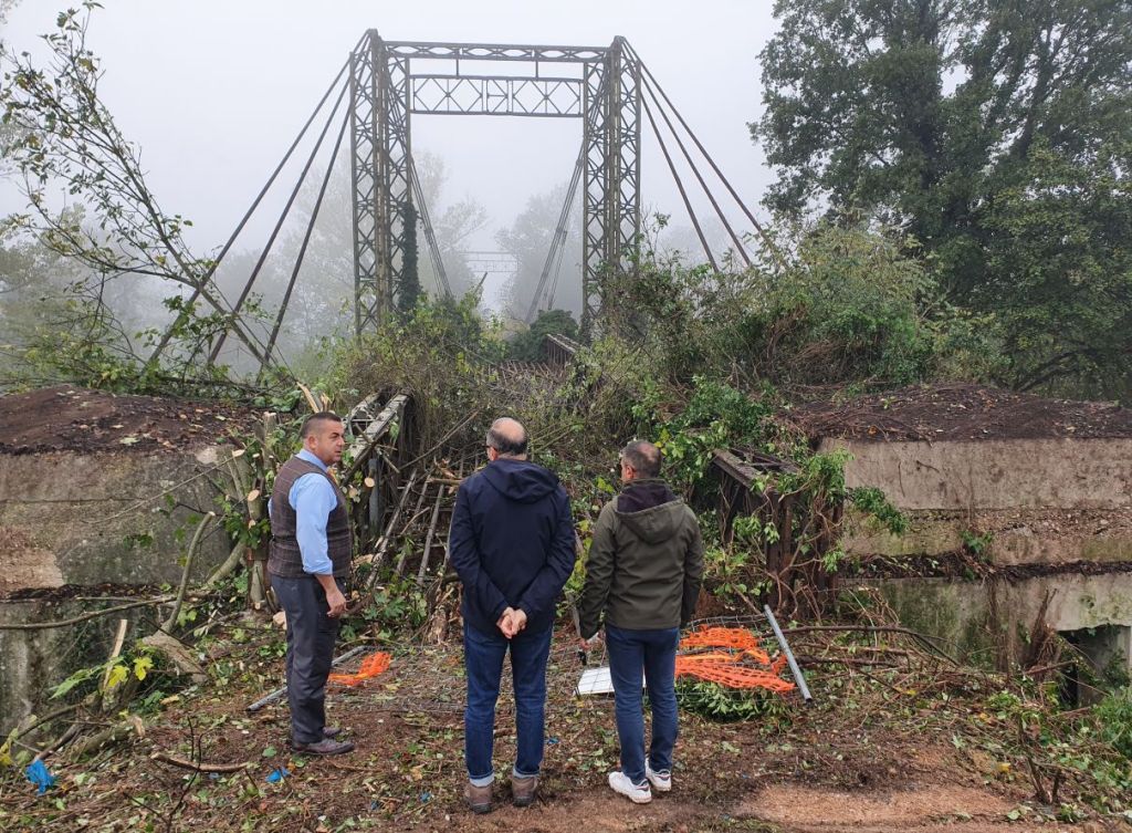 Avviati i lavori a Todi per la riapertura del ponte di ferro sul Tevere